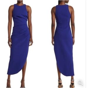 Misha Collection Ida electric blue midi dress